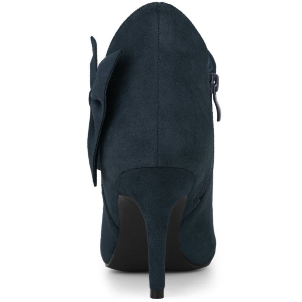 IMPO BOWNOT ROUND TOE HIGH HEEL STILETTO BOOTIE